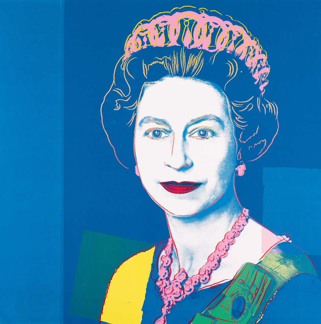 Andy Warhol Queen Elizabeth II Poster Print Artwork Canvas Decor Print ...