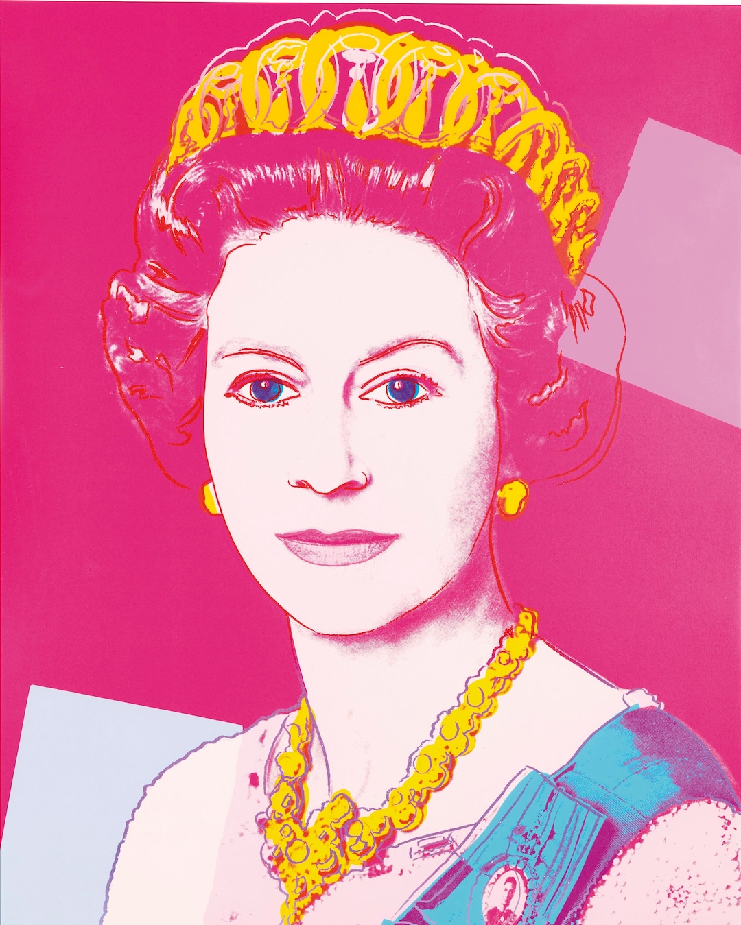 Andy Warhol, Queen Elizabeth II, Poster, Print, Art, Canvas, Wall Art ...