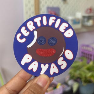 Certified Payaso Paleta Sticker: Mexican Candy Clown