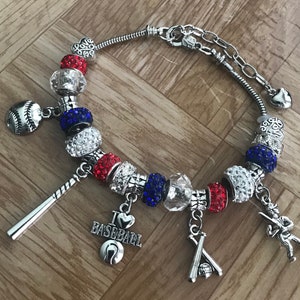 Cardinals Charm Bracelet