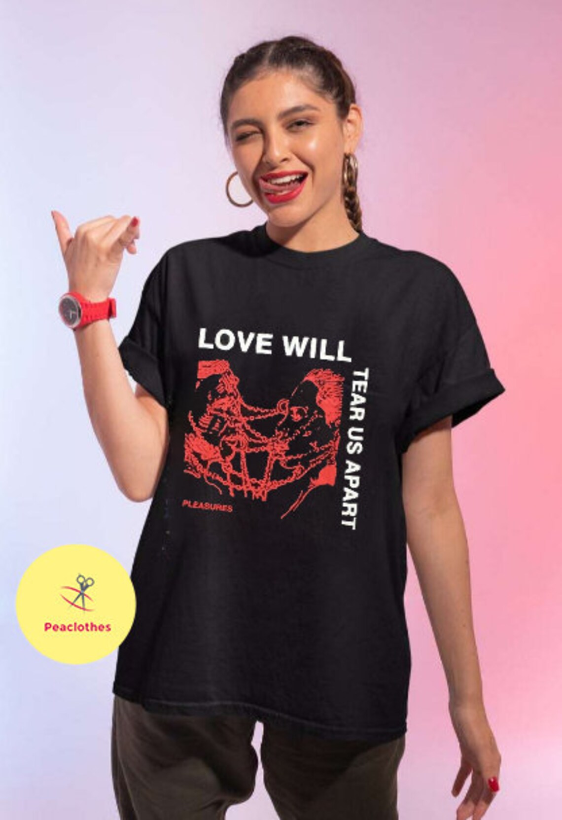 Lil Peep Love Will Tear Us Apart Shirt Lil Peep Merch Shirt | Etsy