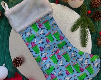 Aussie Bin Chicken Christmas Stocking