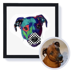Custom Pet Collage Portrait Print