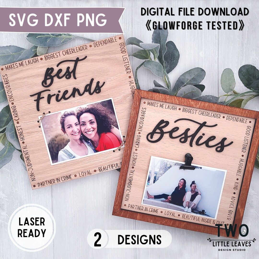Friend Frame Svg Best Friend Frame SVG Besties Frame Svg Friendship Svg ...