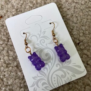 gummy bear earrings