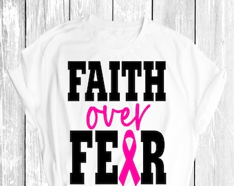 Faith Over Fear Breast Cancer Awareness Fanny Pack 