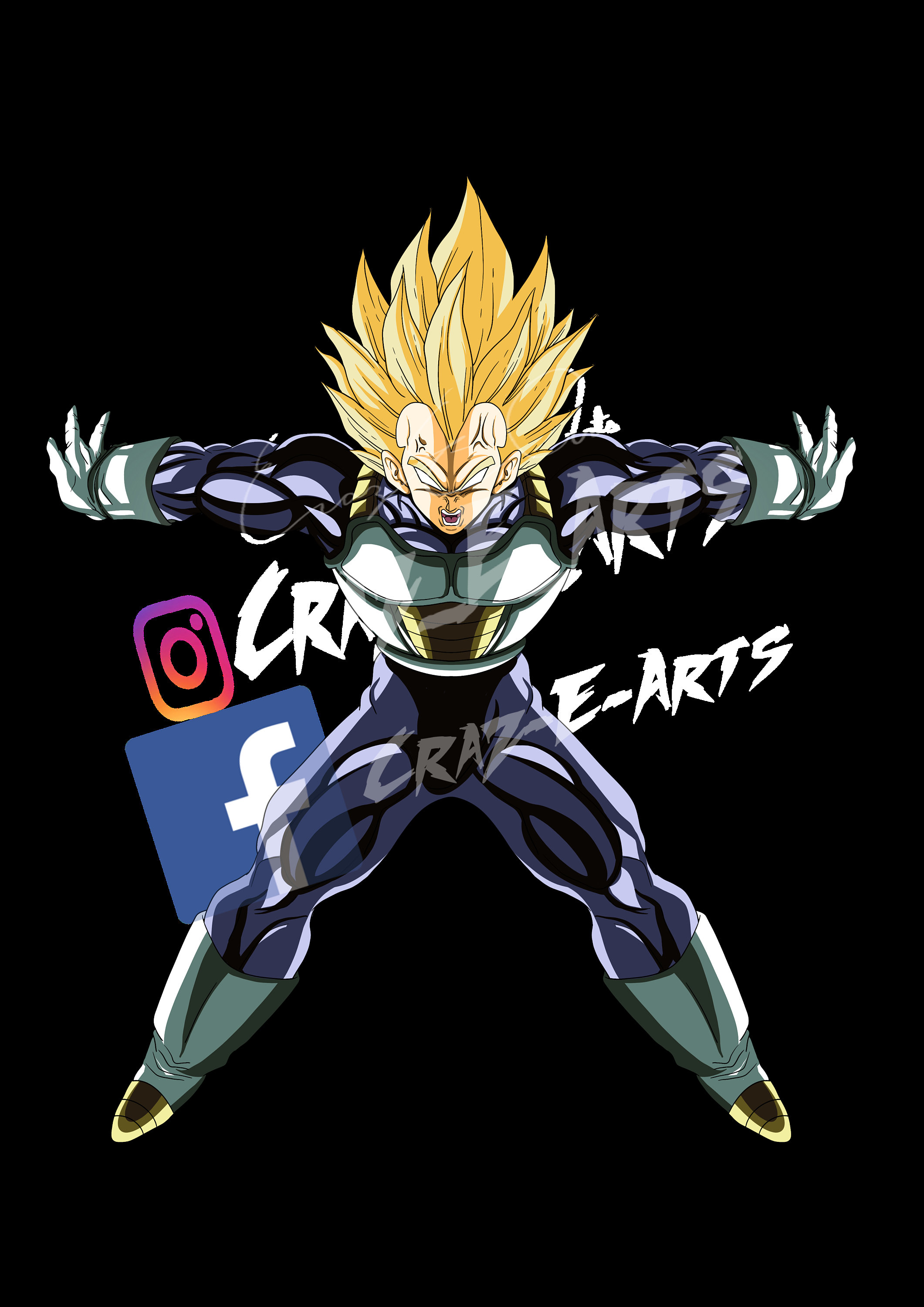 Vegeta's Final Flash PNG 