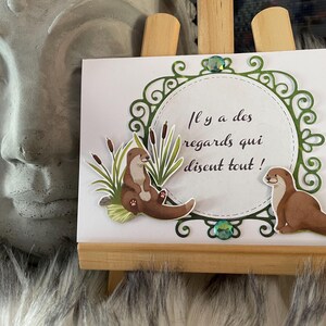 Carte de vœux Loutrement adorable