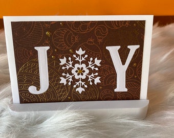 Carte de vœux fait main Noël joyeux