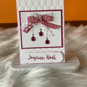 Carte de vœux fait main Joyeux Noël