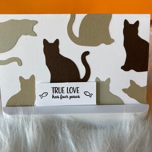 Carte de vœux fait main True love