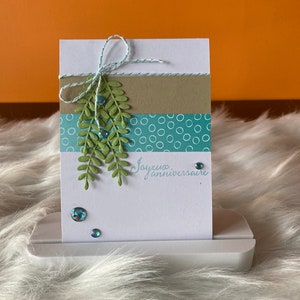 Carte de vœux fait main Doux anniversaire