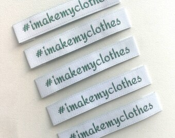 Étiquettes tissées #imakemyclothes x8 pcs