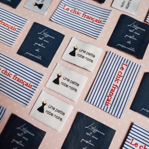French STYLE label pack (x9)