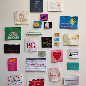 Assortment of labels of your choice (9 pieces)