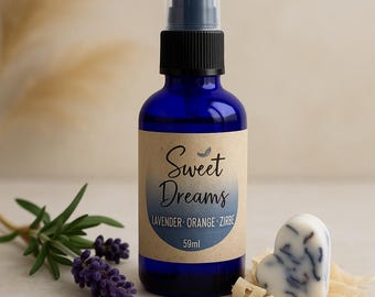 Lavendel Zirbe Orange "Sweet Dreams" Raumspray Duftspray Kissenspray Entspannung YOGA Praxis