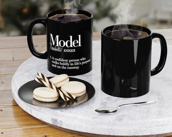 Model Definition- Black Coffee Mug, 11oz