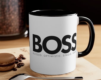 BOSS- Accent Coffee Mug, 11oz