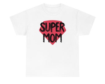 Super Mom Unisex Heavy Cotton Tee