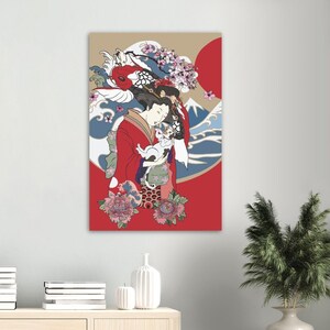 Japan Wall Art Poster, Vintage Japanese Art, Japanese Art Print