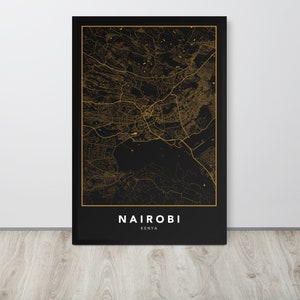 Nairobi Kaart, Nairobi Kaart Print, Minimalistisch, Kenia poster, Home, Kaart Poster, Wall Decor, Aangepaste en gepersonaliseerde Gift