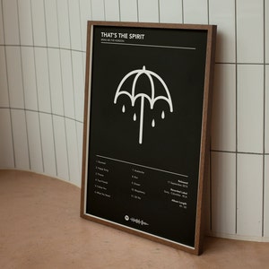Bring Me The Horizon | Metal Core music group | Music poster | Oliver Sykes | Album poster | Music wall Art print | BMTH