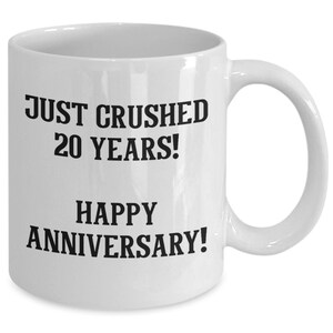 Details about 20th Anniversary Mug Happy 20th Anniversary Gifts For Men Women 2oth Anniversary Details about 20th Anniversary Mug Happy 20th Anniversary Gifts For Men Women 2oth Anniversary