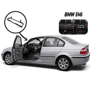 BMW E46 AC Relocation Bracket – Console Frame for 2-DIN Radio Upgrade | 1998–2006 All Models
