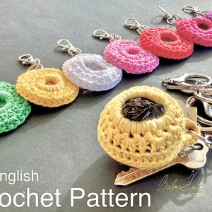 Mini Keychain Doggy Poo Bag Holder PDF Crochet Pattern (Instant Download)