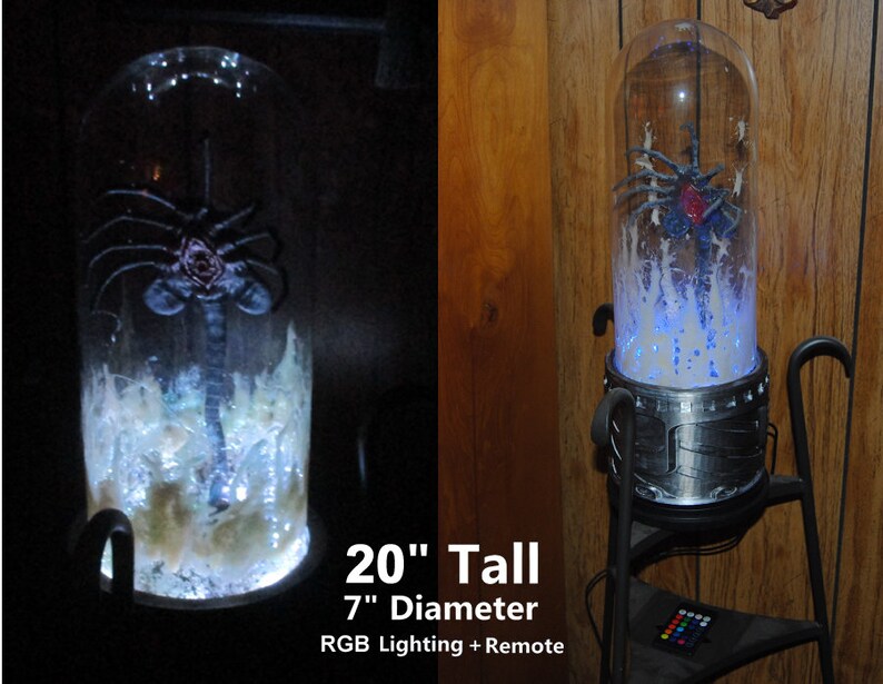 Xenomorph Aliens Facehugger Night Light Lamp Light Display Etsy