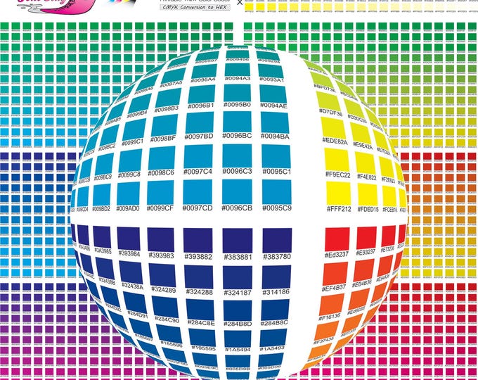 Color Correction HEX Code Color Chart Printable Designer Quick ...