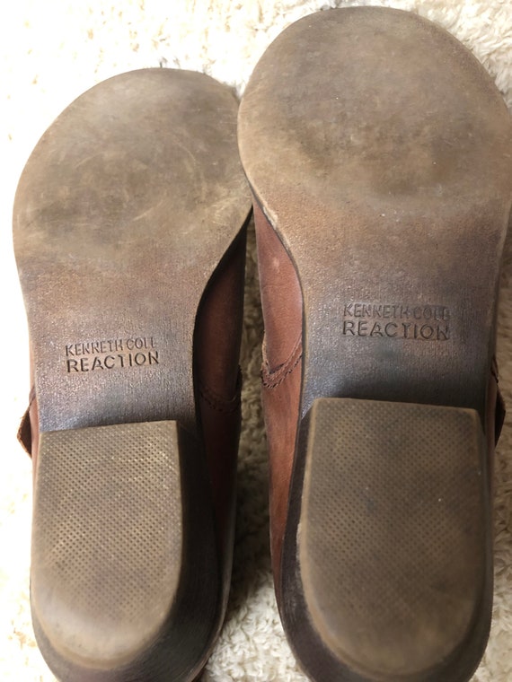 Kenneth Cole Brown Leather Ankle Boots with Buckle Detail Kenneth Cole Reaction Women main image 2