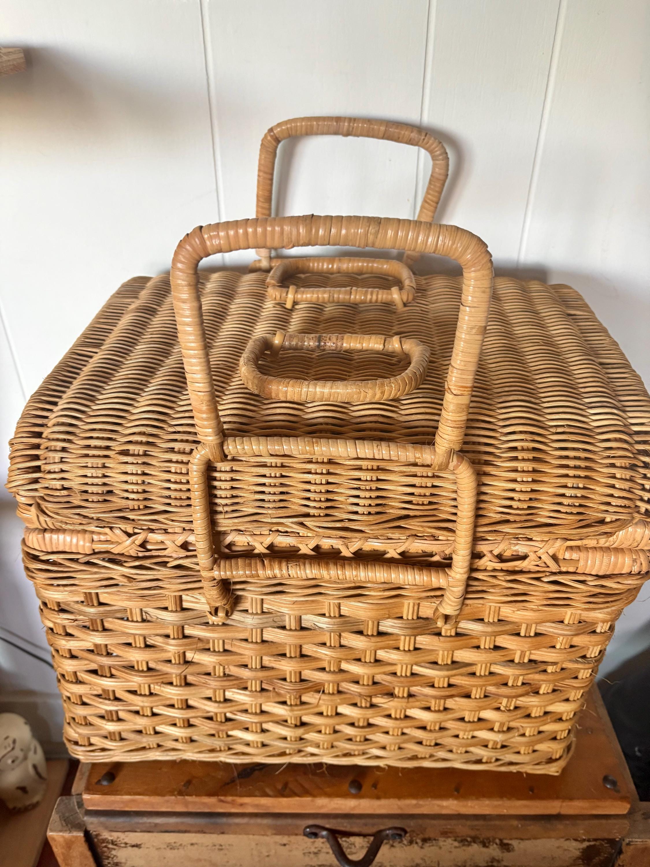 ピクニックバスケット＆バッグ - ビンテージ - Etsy 日本