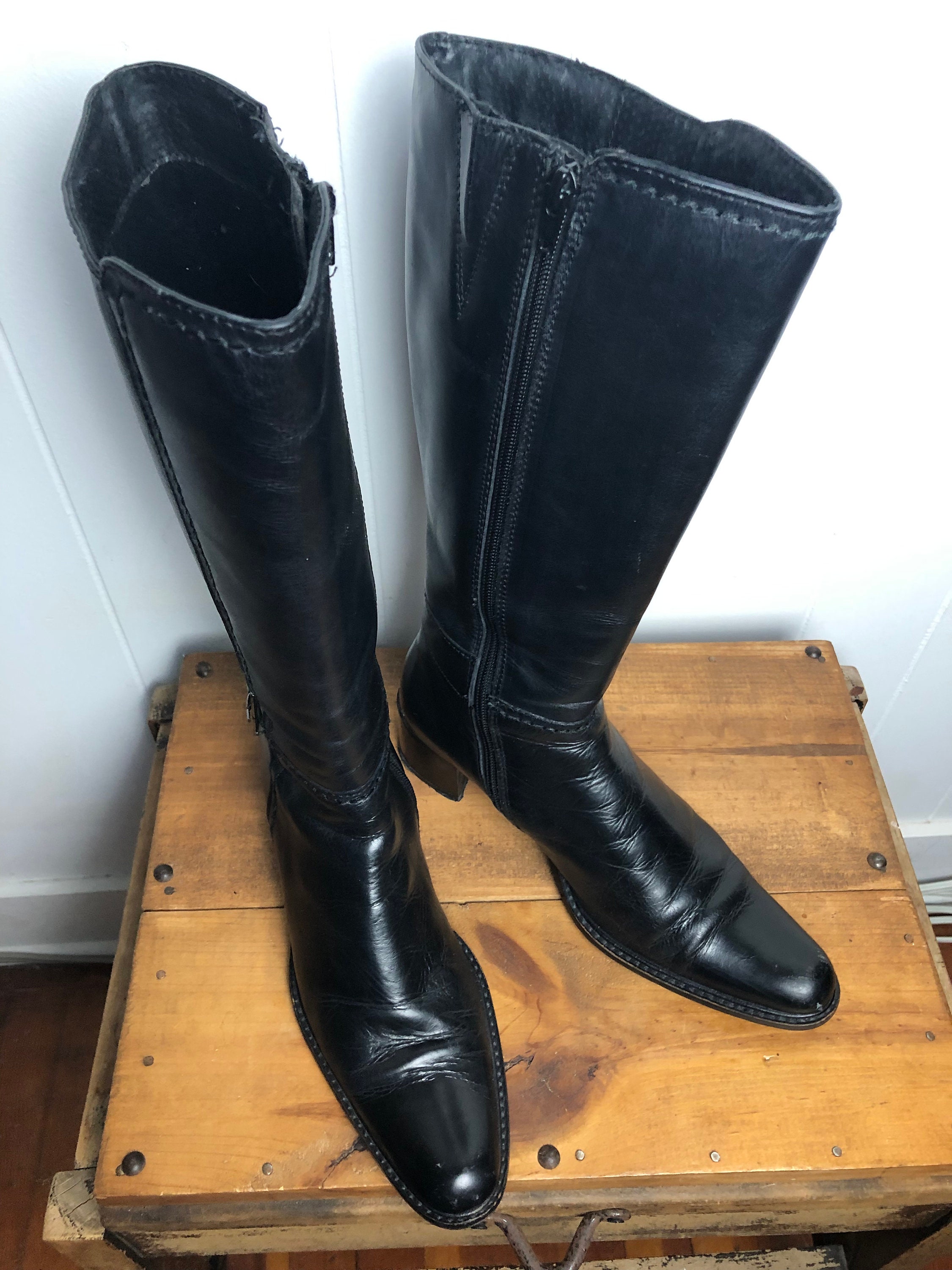 00s archive diesel leather boots y2k - メルカリ