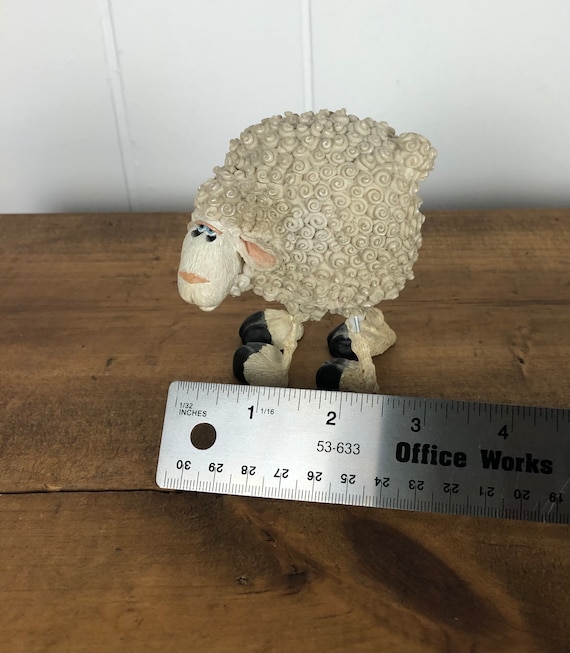 sheep 8 inch Fuzzy Sherpa Lamb - Teton Timberline Trading