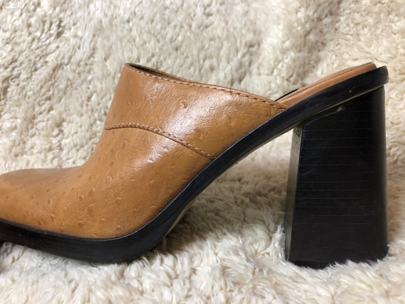 Chunky heel clogs discount