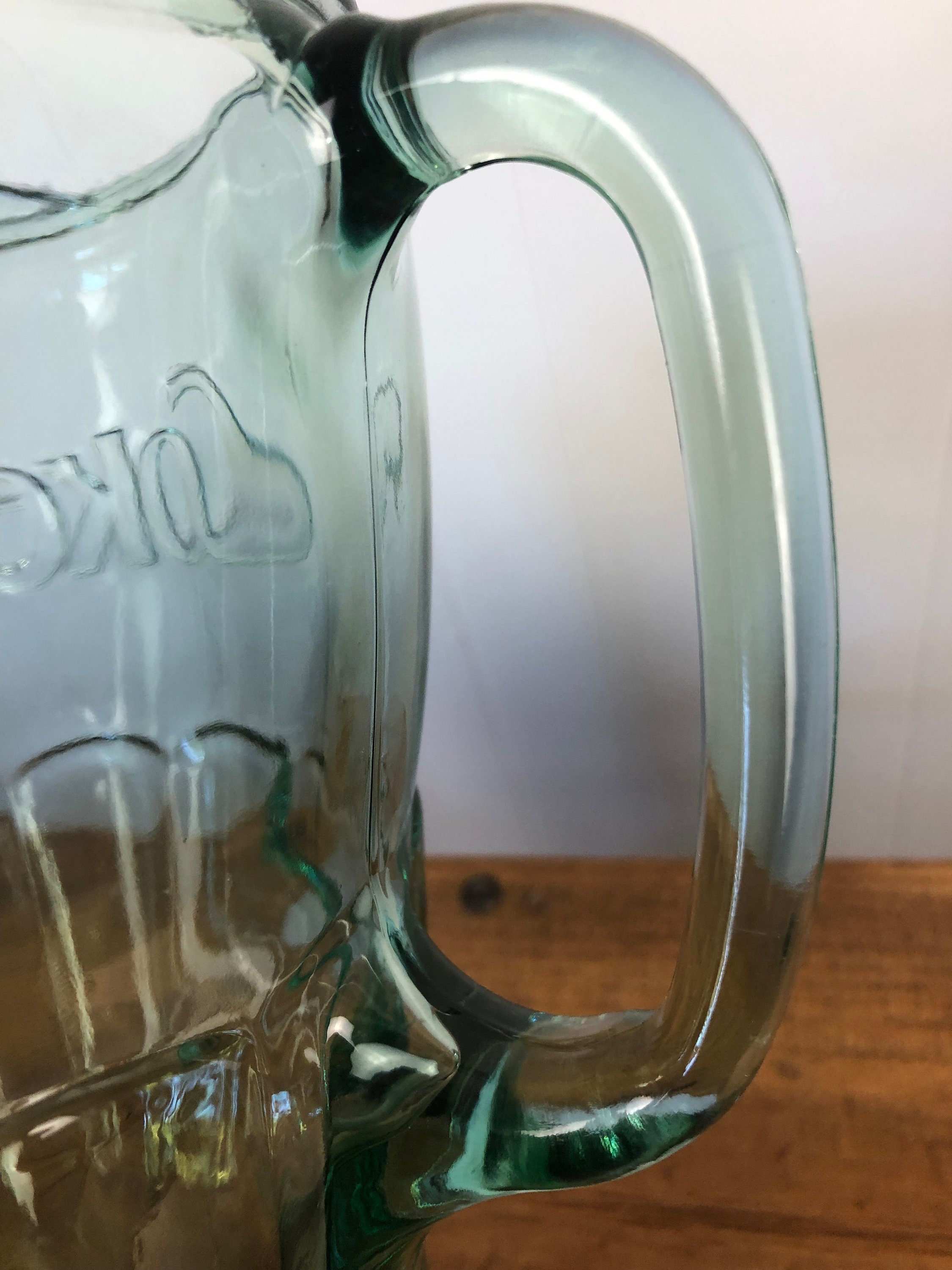 Vintage Coca Cola Coke Thick Green Glass Pitcher - Etsy Canada