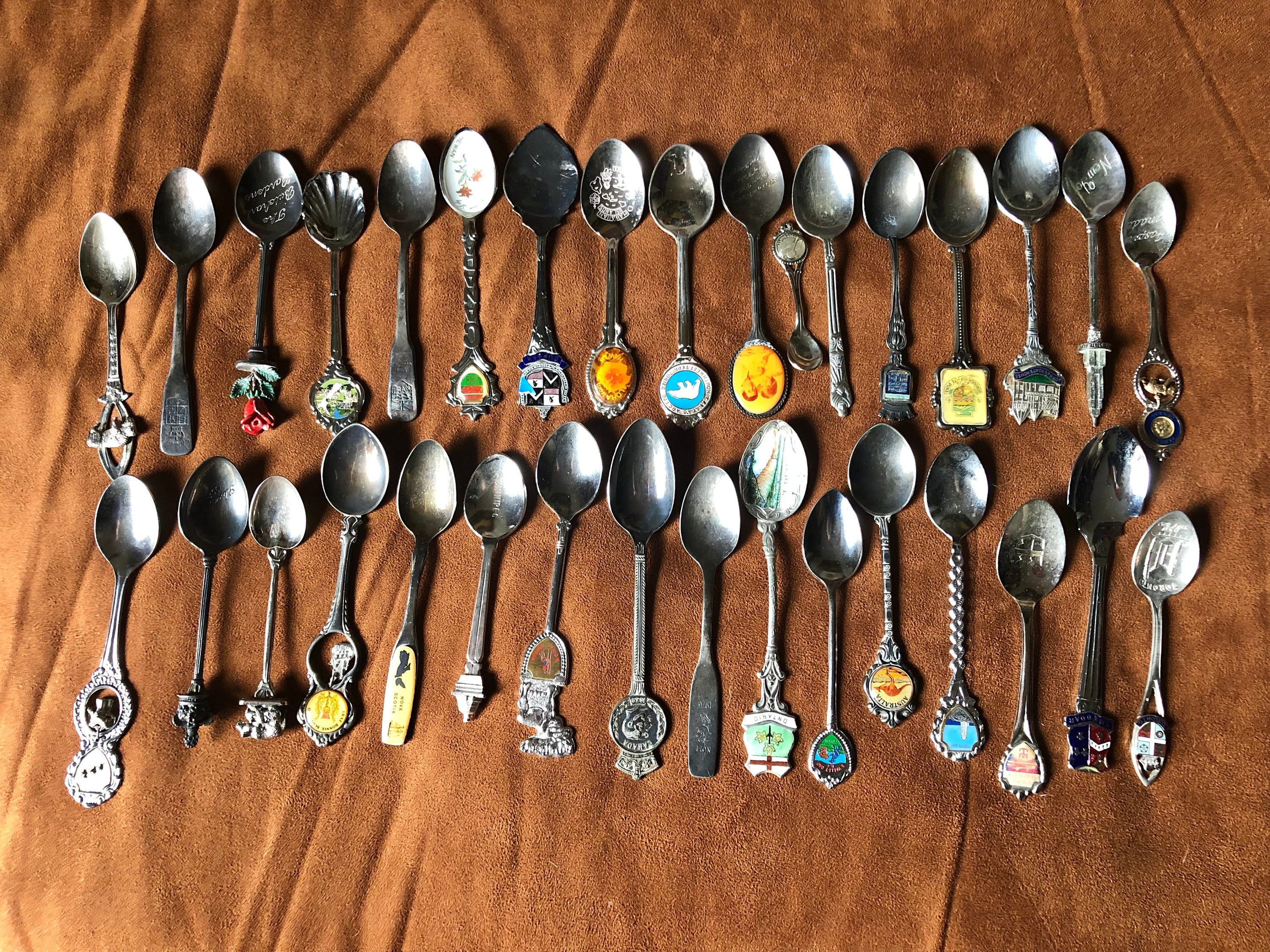 JEWELRY「Spoons」です。 Collectable Mismatched Mixed Stainless Steel and Silver Plated