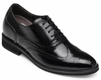 high heel brogues