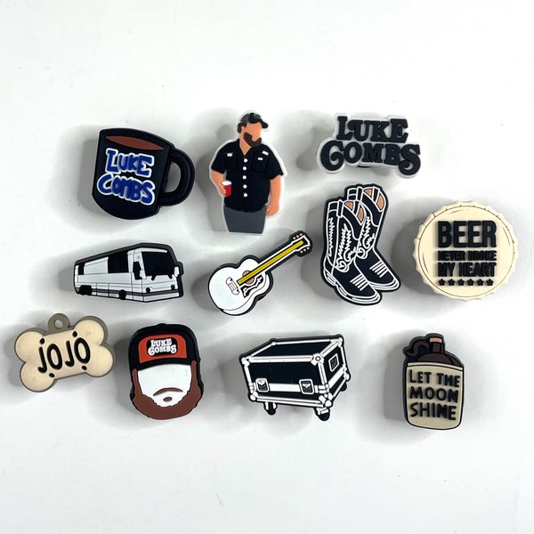 Luke Combs Croc Charms