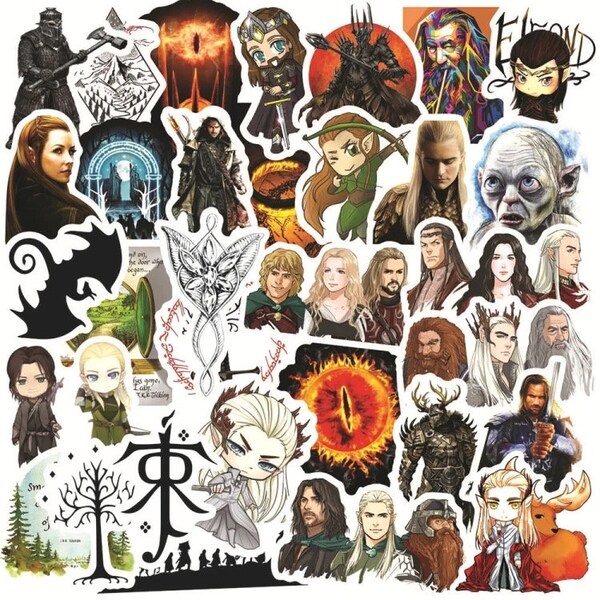 Rings Sticker Set Lord - Etsy