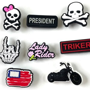 Harley Davidson Croc Charms Etsy