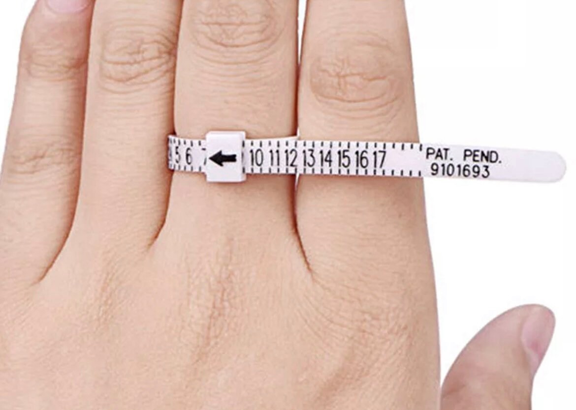 Plastic Ring Sizer Ring Sizer Chart Reusable Ring Sizer Etsy