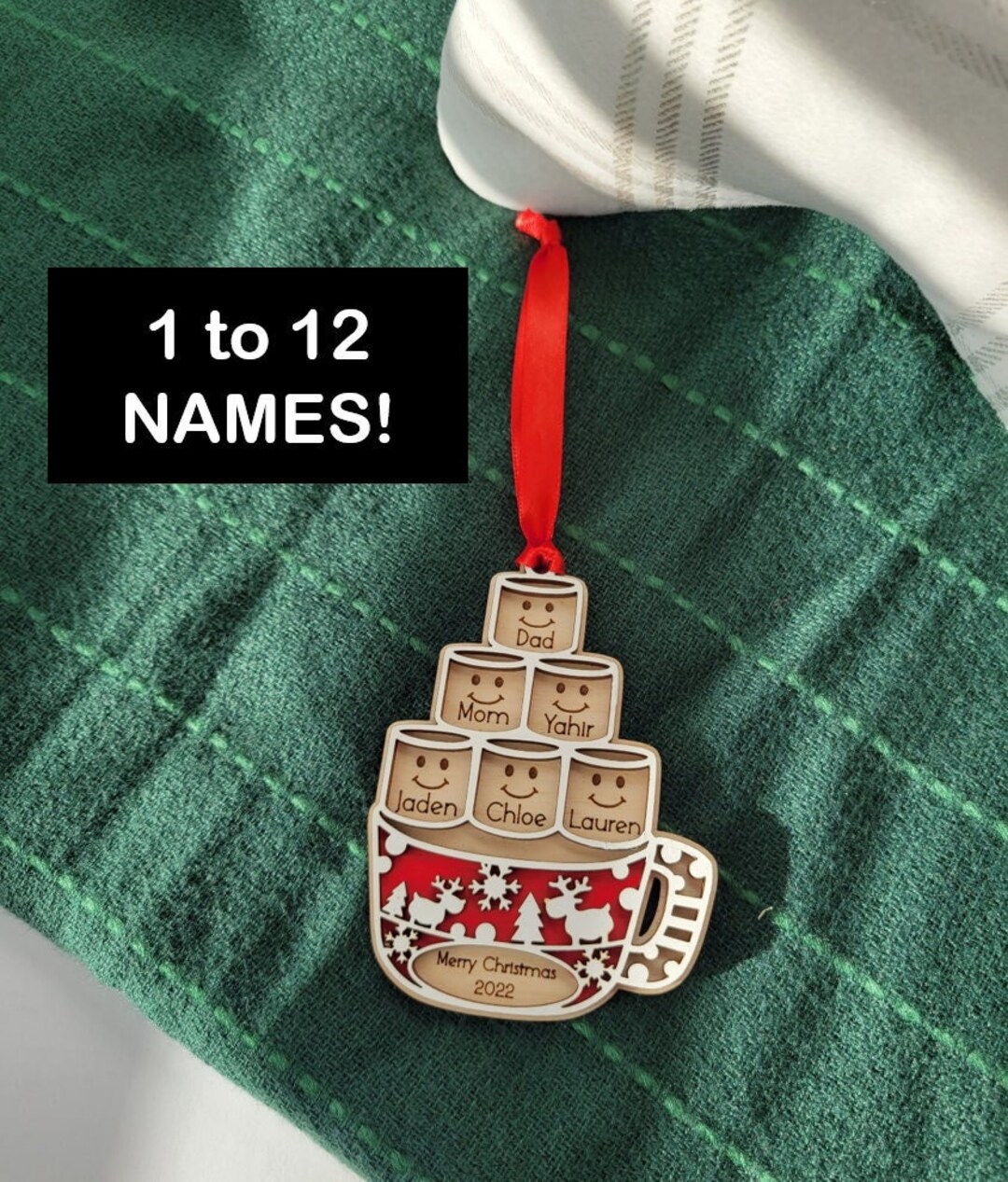 Marshmallow ornaments