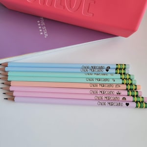 Ticonderoga Engraved Pencils, Pastel Pencils, Wooden pencils, Back to school, School supplies