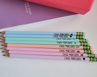 Ticonderoga Engraved Pencils, Pastel Pencils, Wooden pencils, Back to school, School supplies