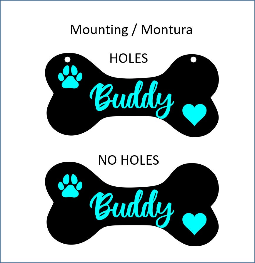 Dog Name Sign Crate Name Plate Dog Kennel Sign Cage Etsy