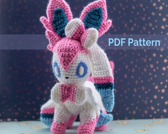 Sylveon Crochet Pattern