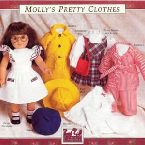 Molly's Pretty Clothes - PDF Sewing Pattern for 18" Dol