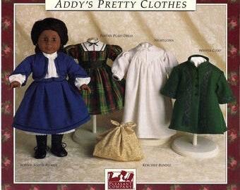 Addy's Pretty Clothes - PDF Sewing Pattern for 18" Dol